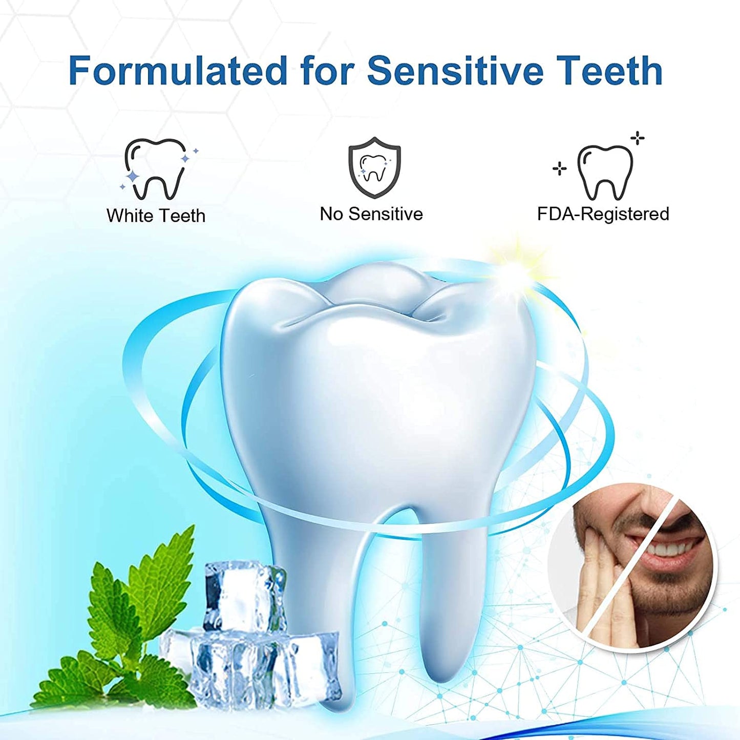 7PCS Teeth Whitening Strips【🇮🇳COD + Local Stock !!!】