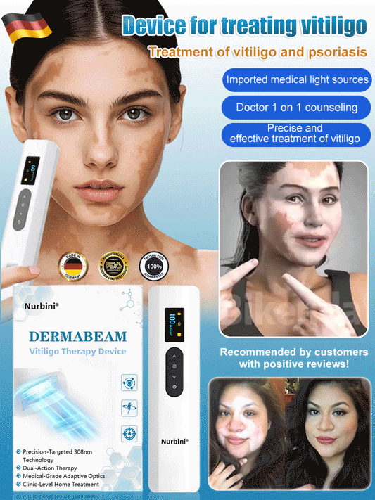 💥Nurbini® DermaBeam Vitiligo Therapy Device⏳Limited-time 48% off⏰💥