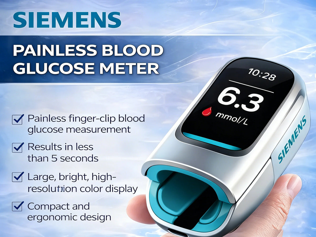 🔥🔥🔥Siemens™ new non-invasive smart blood glucose meter 💉 Painless blood glucose measurement in 3 seconds