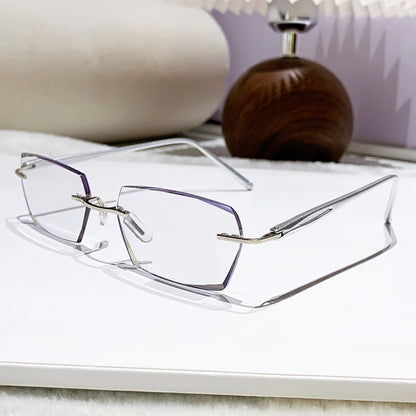 【🕶️ Essilor-Varilux-Co-Created by Designers】Gypsophila Smart Zoom and Color-Changing Reading Glasses