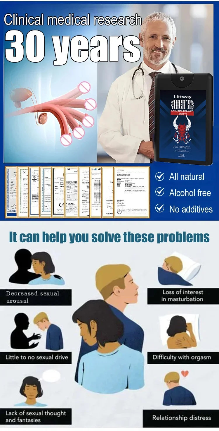 Littway™ ED & Prostate Spray – Mayo Clinic Verified | Faster, Stronger, Longer