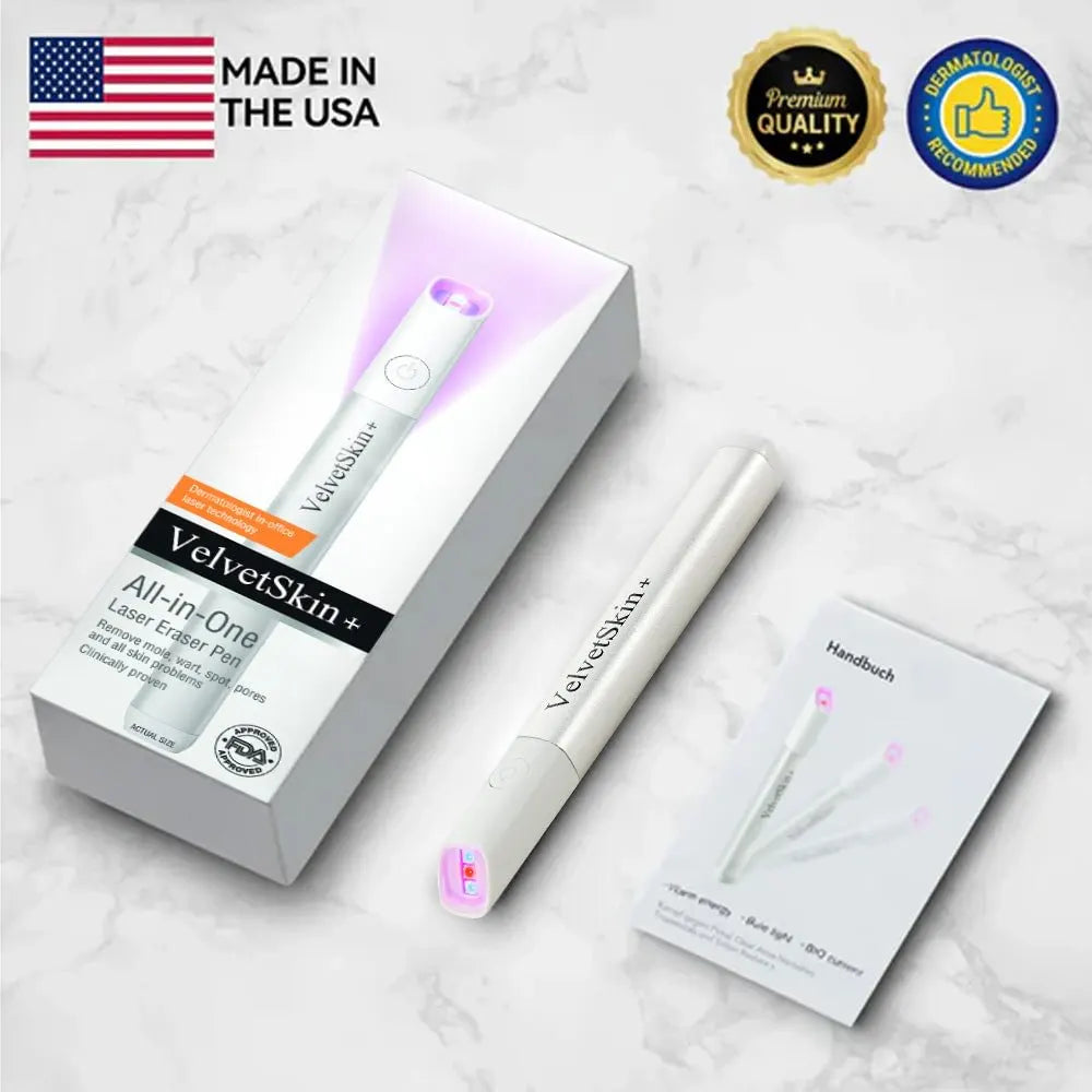 Bikenda® VelvetSkin+ Medical-Grade Laser Pen (Powered by CO₂ laser technology – effectively removes moles, warts, skin tags, pigmentation spots, and other skin imperfections)