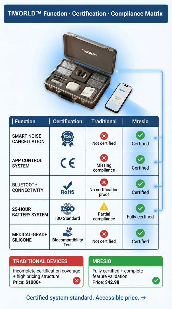Hot selling🔥🔥 TIWORLD™ Smart Bluetooth Hearing Aids