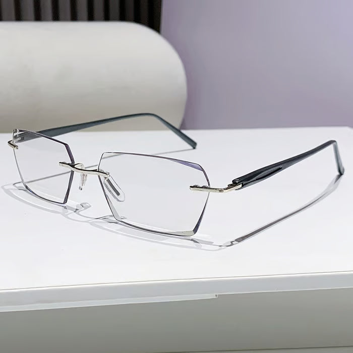 【🕶️ Essilor-Varilux-Co-Created by Designers】Gypsophila Smart Zoom and Color-Changing Reading Glasses