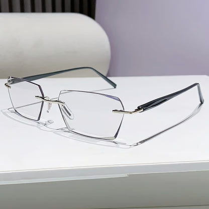 【🕶️ Essilor-Varilux-Co-Created by Designers】Gypsophila Smart Zoom and Color-Changing Reading Glasses