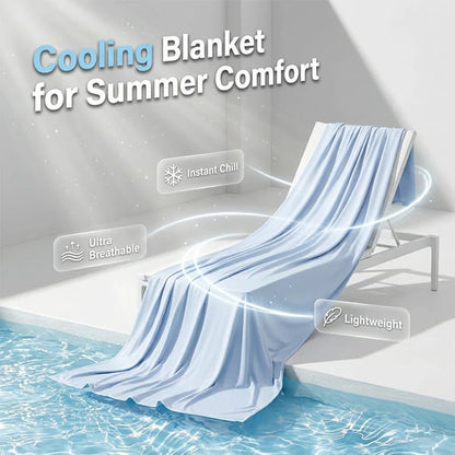 ⌛Limited-Time OfferSolid Color Breathable Cooling Blanket