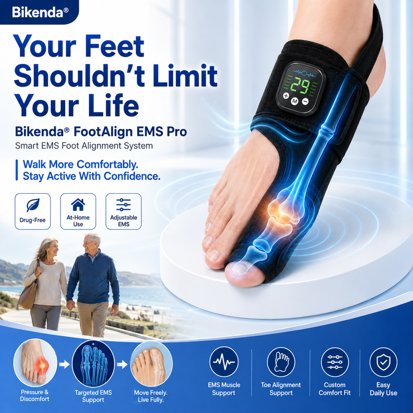 🔥Bikenda® FootAlign EMS Pro —— Advanced EMS Foot Support System🔥