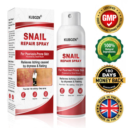 🔥KUBOZN® Snail Repair Spray for Itchy, Flaky Psoriasis Skin🛡️【Imported from the UK】