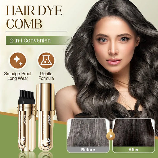 LAOZIK 2-in-1 Convenient Hair Dye Comb For Gray Hair