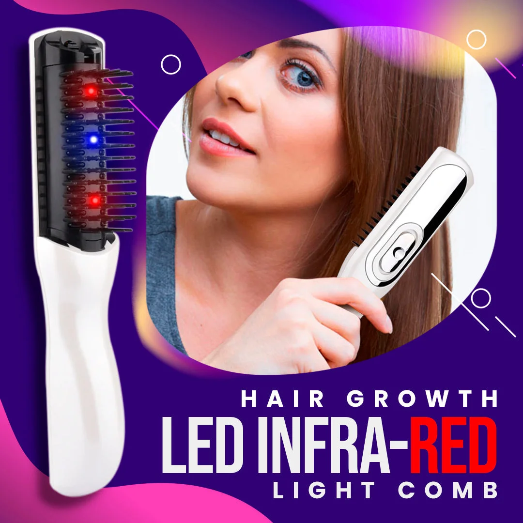 Led Comb Hair growth LED infrared light comb