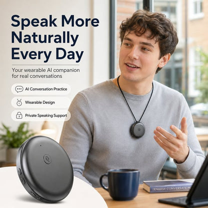 🗣️Practise Speaking Naturally Every Day – Wearable AI Language Practice Companion🤖