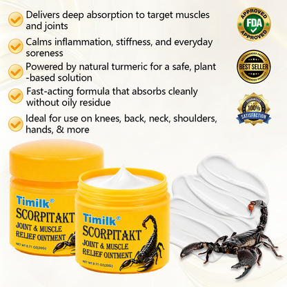 Timilk® ScorpiTakt Joint & Muscle Relief Ointment⏳Limited-time 49% off⏰💥