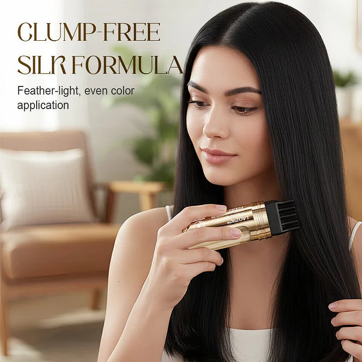 LAOZIK 2-in-1 Convenient Hair Dye Comb For Gray Hair