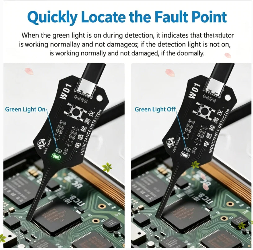 🎌Imported in Japan🎌In-Circuit Electromagnetic Inductance Tester✨Detects hidden currents and circuits with up to 99% accuracy.