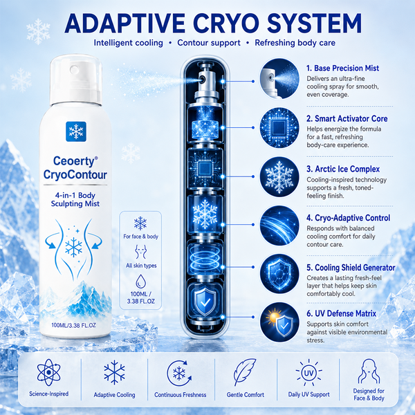 ⏳ Limited Stock Available Today|🔥Ceoerty® CryoContour 4-in-1 Body Sculpting Mist