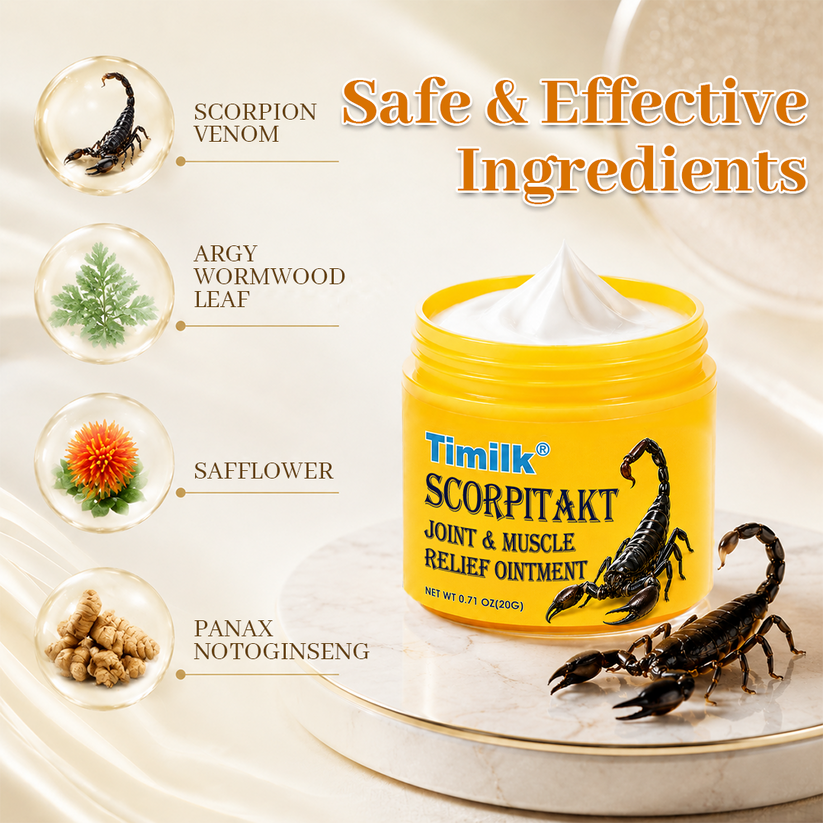 Timilk® ScorpiTakt Joint & Muscle Relief Ointment⏳Limited-time 49% off⏰💥