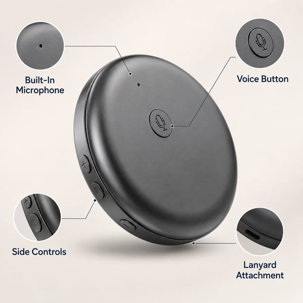 🗣️Practise Speaking Naturally Every Day – Wearable AI Language Practice Companion🤖