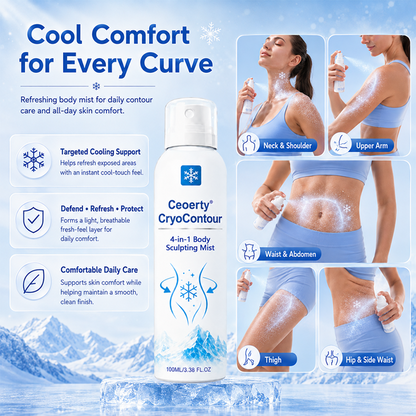 ⏳ Limited Stock Available Today|🔥Ceoerty® CryoContour 4-in-1 Body Sculpting Mist